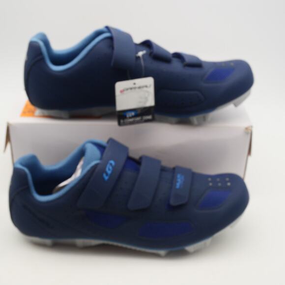 NEW Louis Graneau Women's 11.5 Multi Air Flex Cycling Shoes Blue Dark Night - Picture 4 of 9